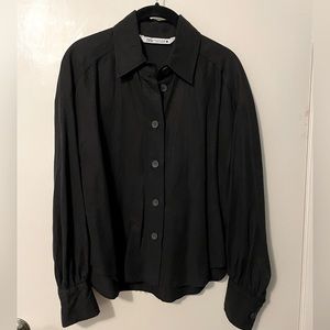 Zara linen button up